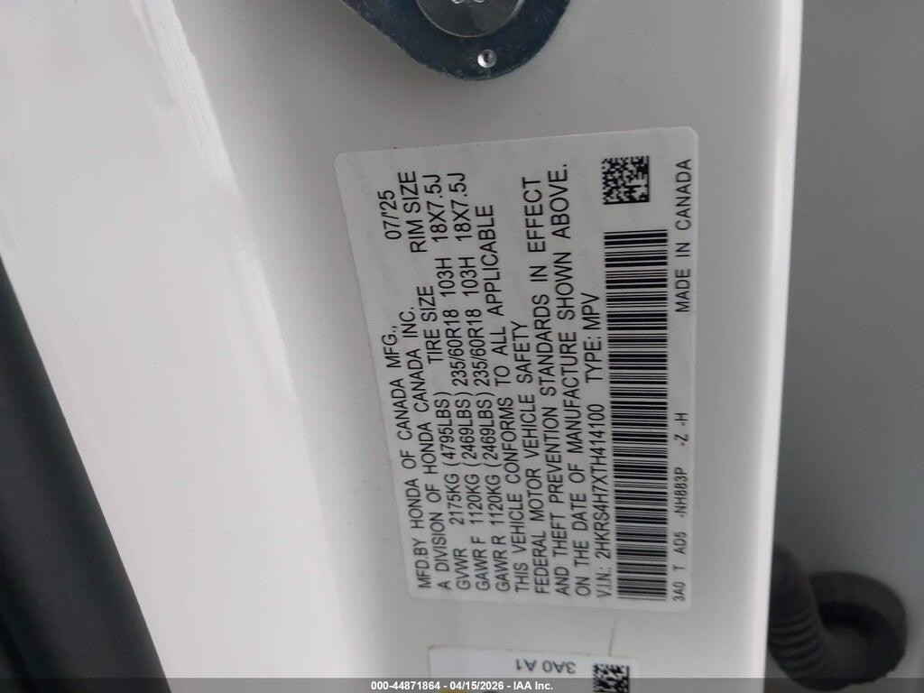 2HKRS4H7XTH414100 2026 HONDA CR-V photo no. 9