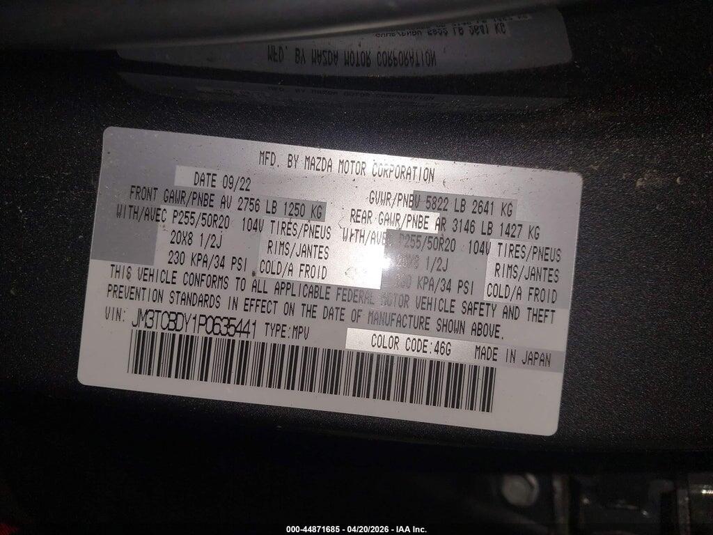 JM3TCBDY1P0635441 2023 MAZDA CX-9 photo no. 9