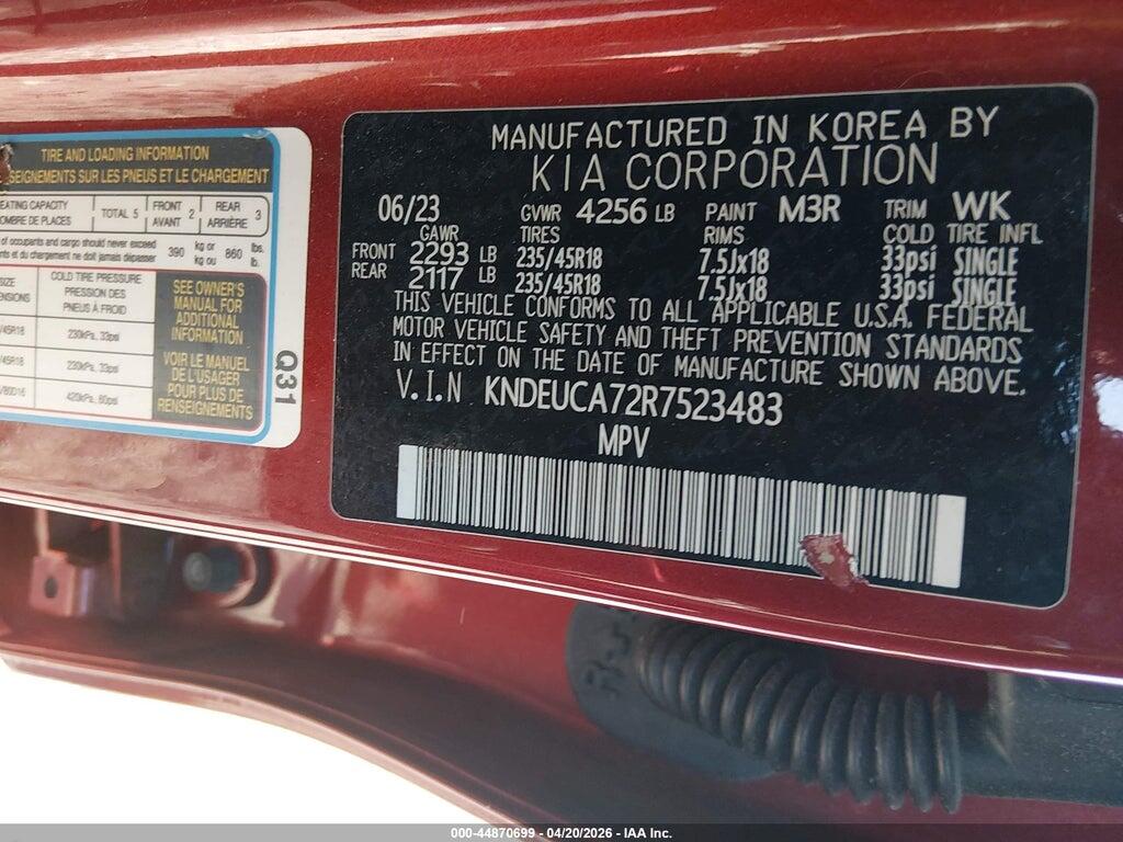 KNDEUCA72R7523483 2024 KIA SELTOS photo no. 9