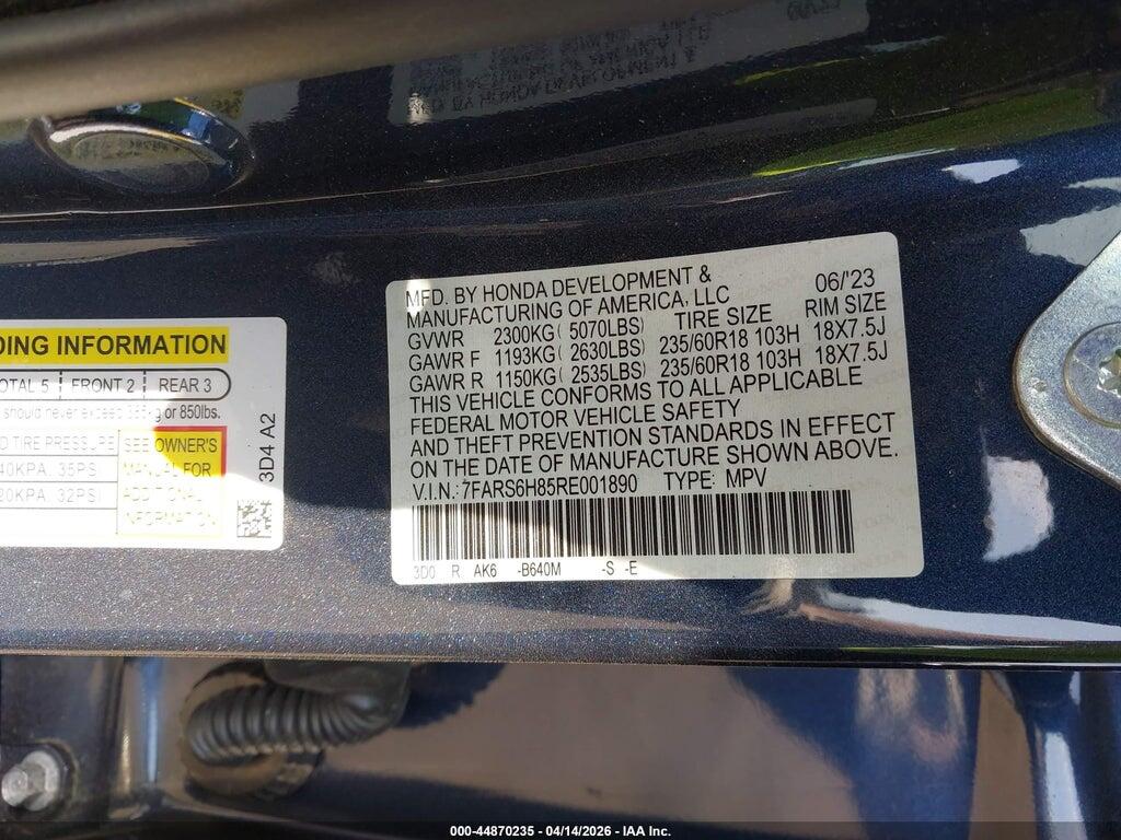 7FARS6H85RE001890 2024 HONDA CR-V HYBRID photo no. 9
