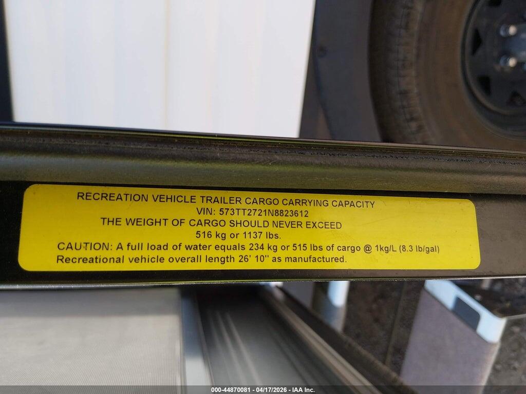 573TT2721N8823612 2022 GRAND DESIGN TRANSCEND XPLOR 221R photo no. 9