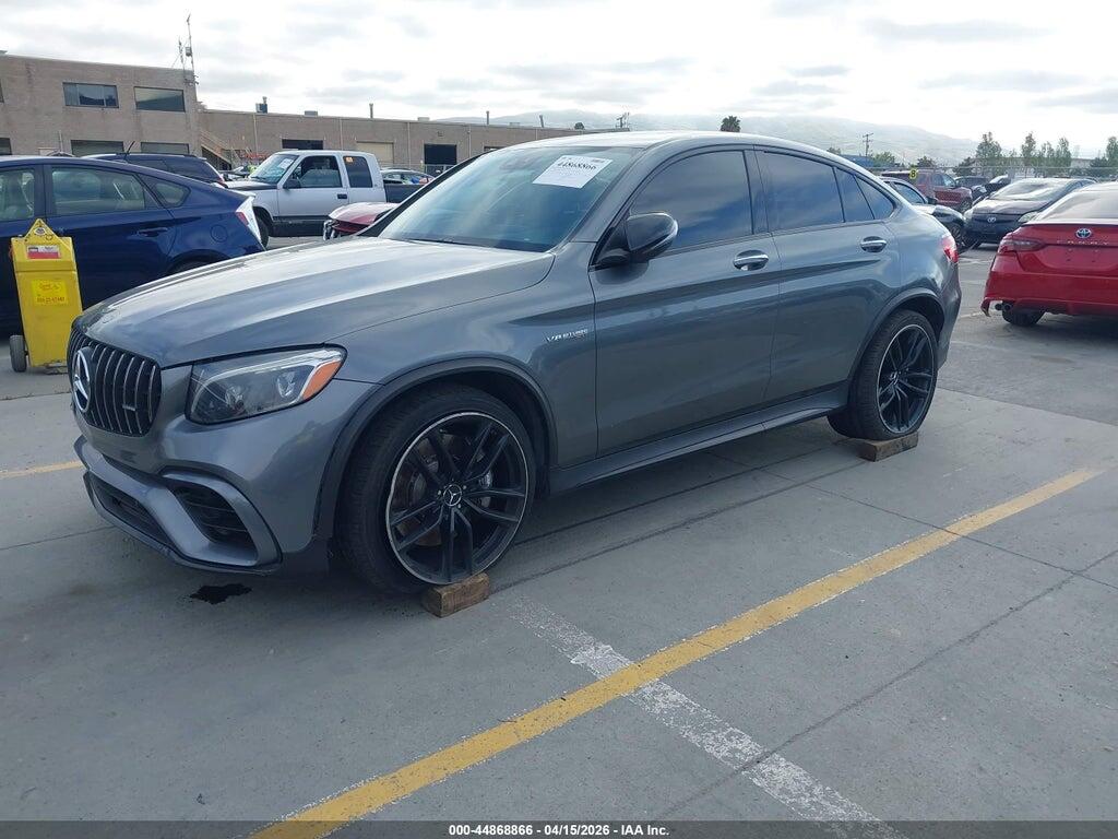 WDC0J8JB8KF568809 2019 MERCEDES-BENZ AMG GLC 63 COUPE photo no. 2
