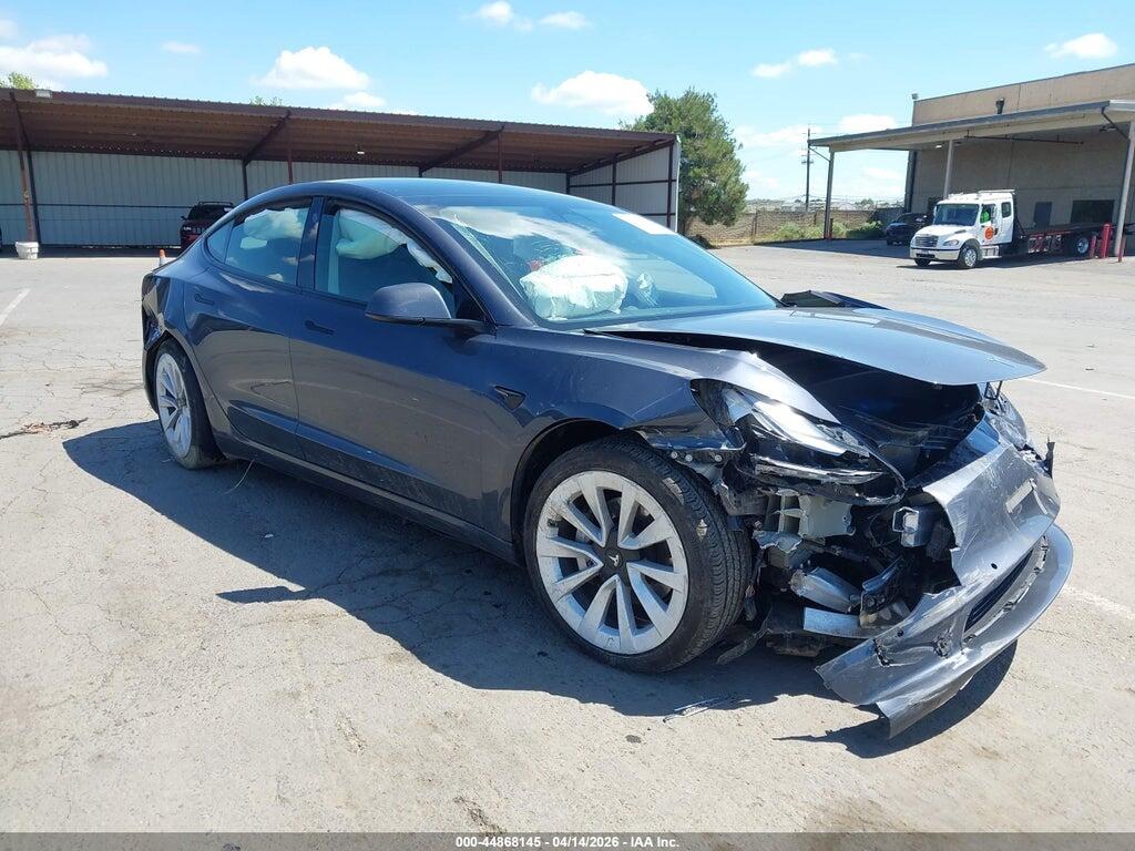 5YJ3E1EAXNF359306 2022 TESLA MODEL 3 photo no. 1