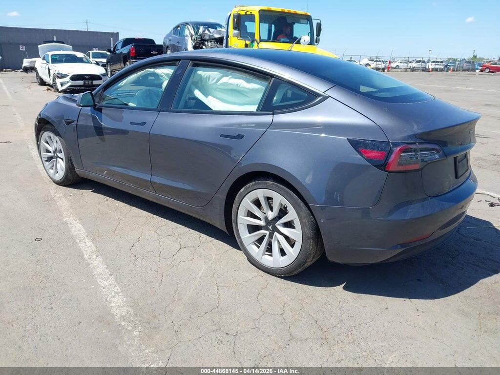 5YJ3E1EAXNF359306 2022 TESLA MODEL 3 photo no. 3