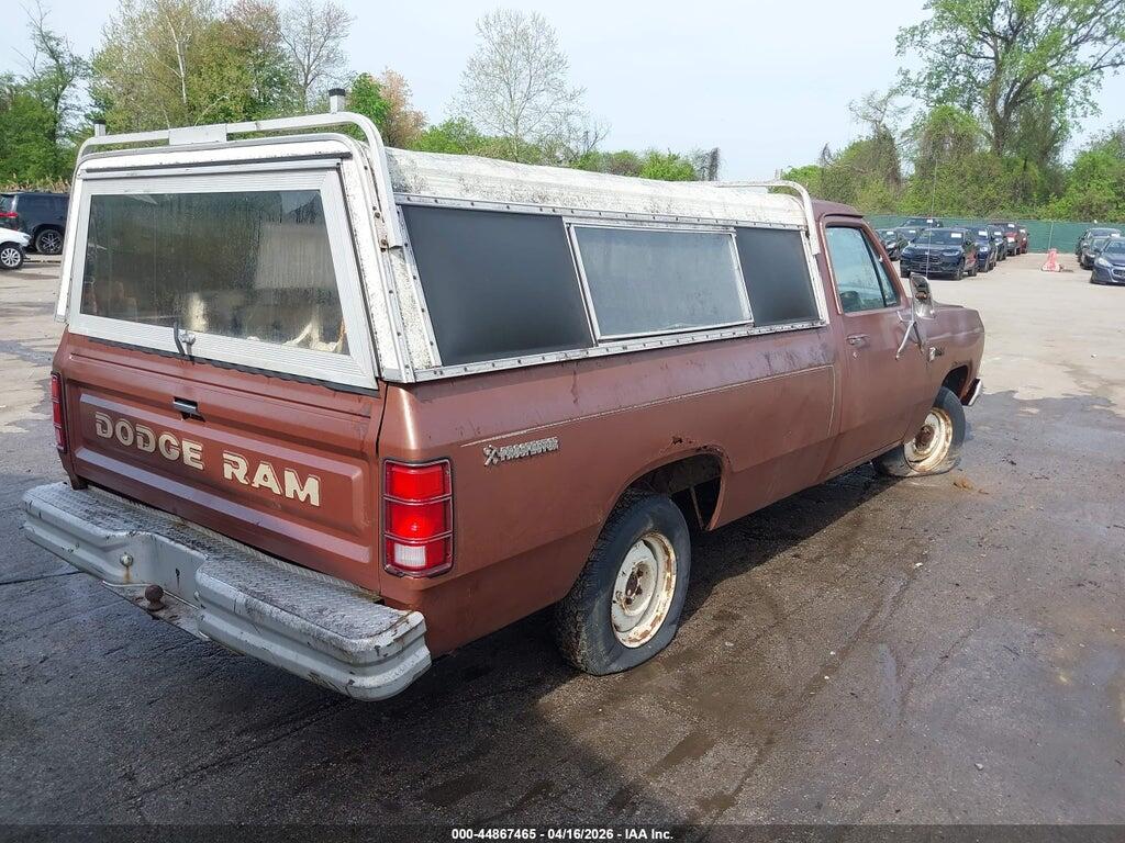 1B7FD14H2ES362377 1984 DODGE D-SERIES photo no. 4