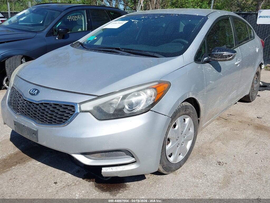 KNAFX4A62G5552058 2016 KIA FORTE photo no. 2