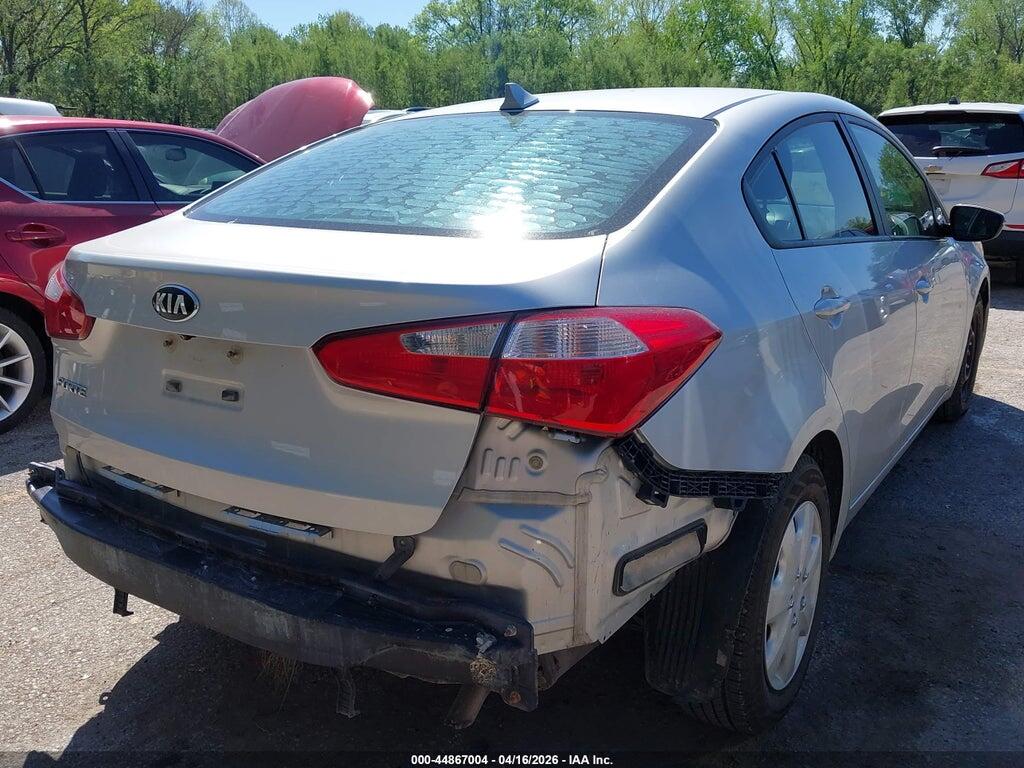 KNAFX4A62G5552058 2016 KIA FORTE photo no. 4