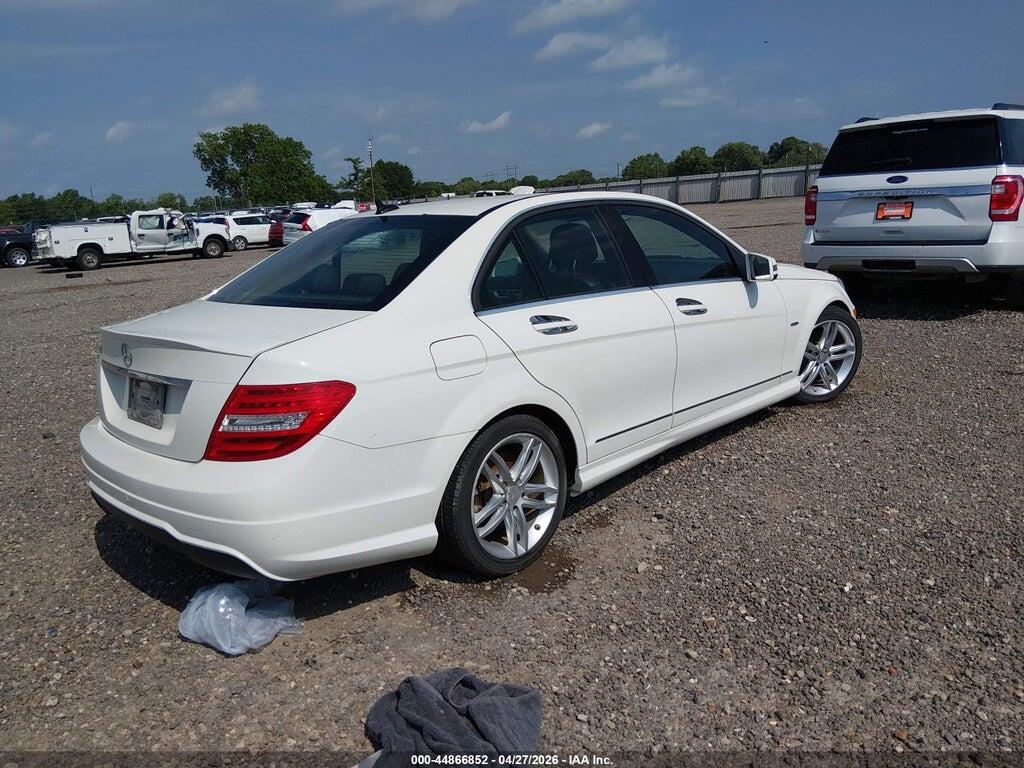 WDDGF4HB9CR231673 2012 MERCEDES-BENZ C 250 photo no. 4