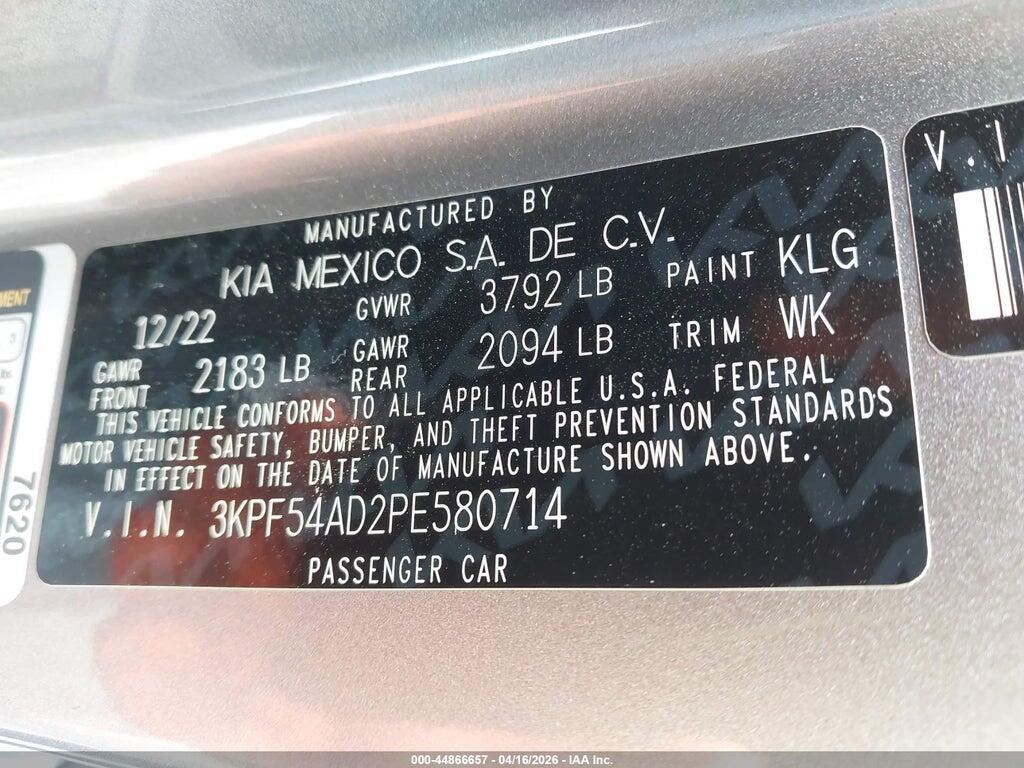 3KPF54AD2PE580714 2023 KIA FORTE photo no. 9