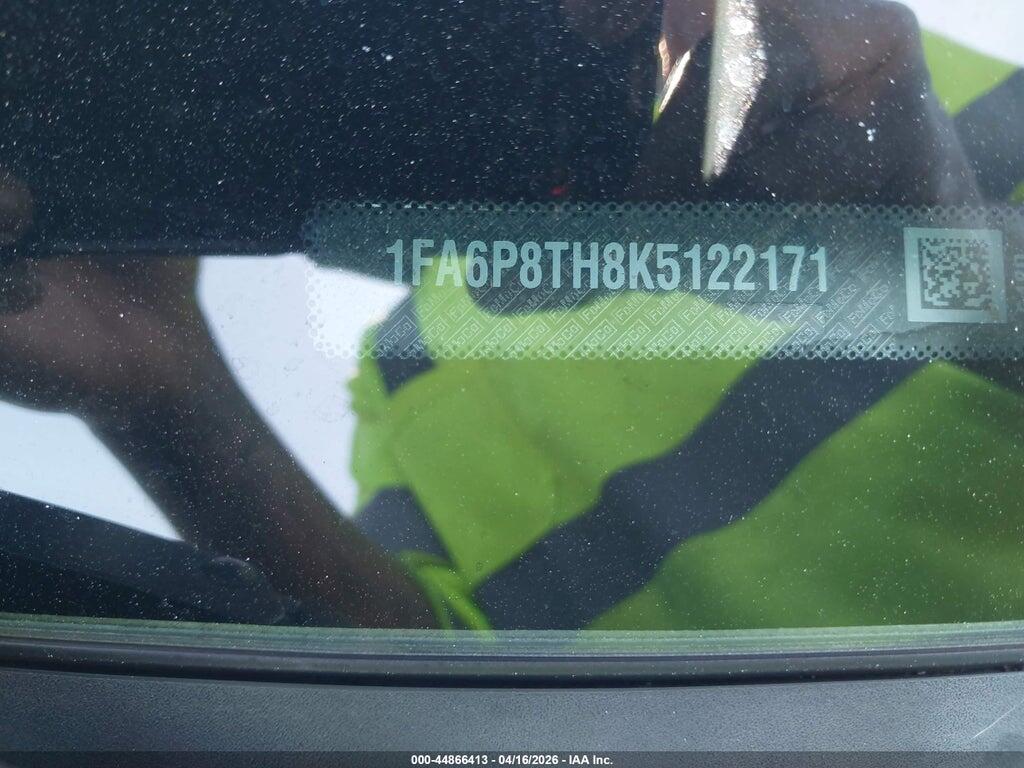 1FA6P8TH8K5122171 2019 FORD MUSTANG photo no. 9