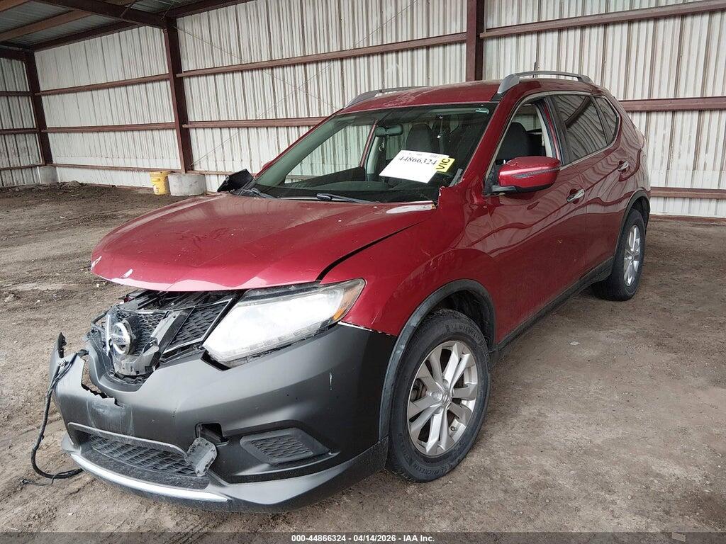 KNMAT2MT2GP650624 2016 NISSAN ROGUE photo no. 2