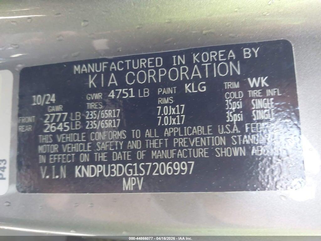 KNDPU3DG1S7206997 2025 KIA SPORTAGE HYBRID photo no. 9
