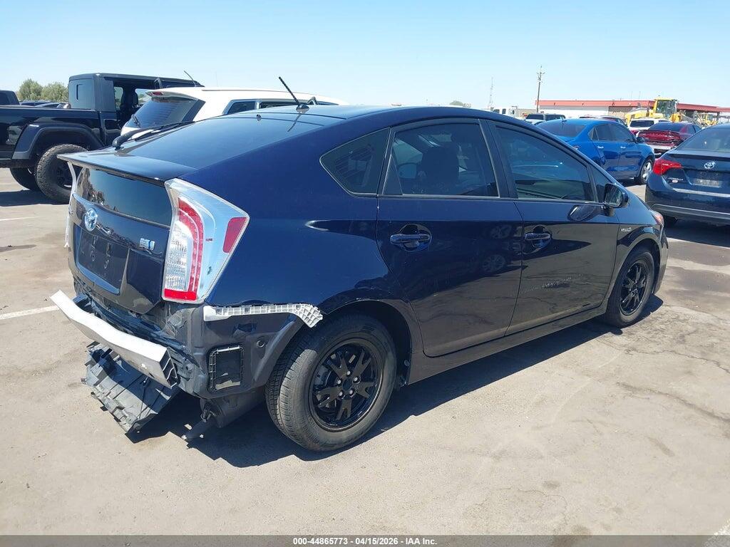 JTDKN3DU9F0467824 2015 TOYOTA PRIUS photo no. 4