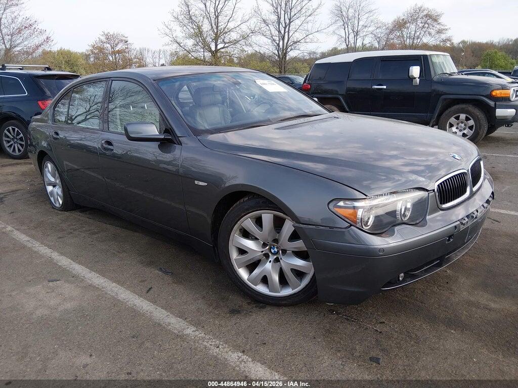 2005 BMW 745LI WBAGN63515DS59054