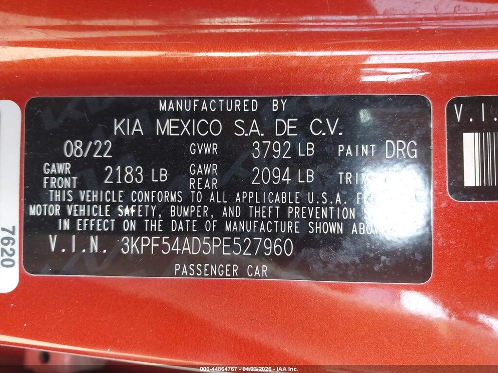 3KPF54AD5PE527960 2023 KIA FORTE photo no. 9