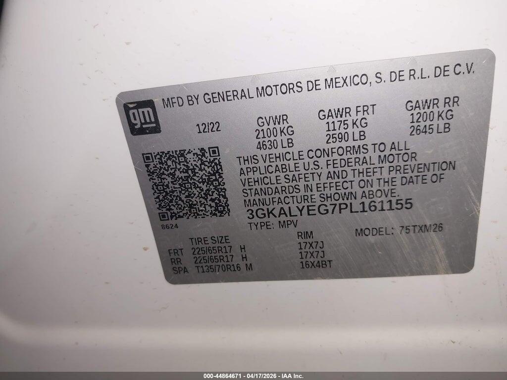3GKALYEG7PL161155 2023 GMC TERRAIN photo no. 9