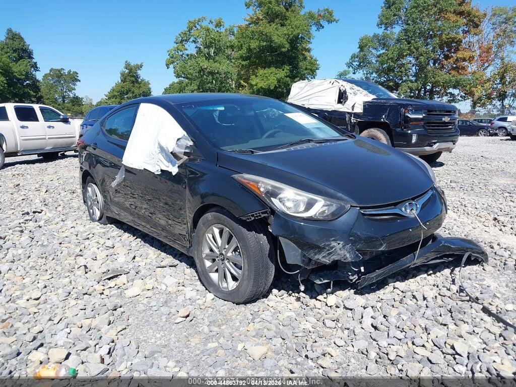 5NPDH4AE3GH661322 2016 HYUNDAI ELANTRA photo no. 1