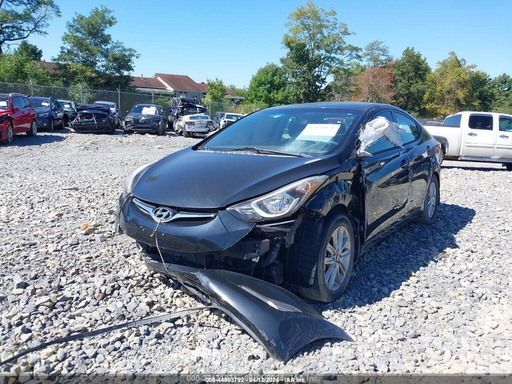 5NPDH4AE3GH661322 2016 HYUNDAI ELANTRA photo no. 2