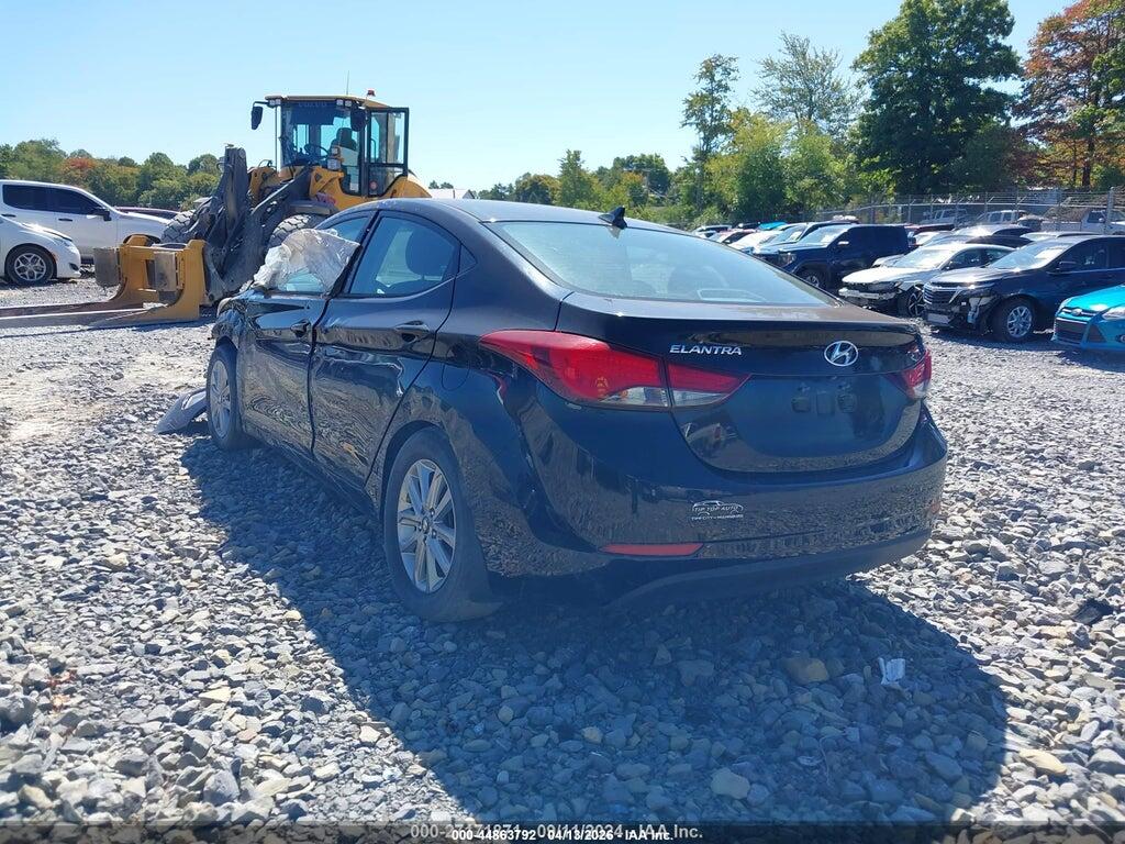5NPDH4AE3GH661322 2016 HYUNDAI ELANTRA photo no. 3