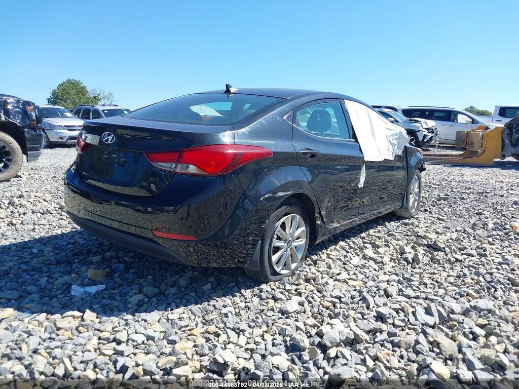5NPDH4AE3GH661322 2016 HYUNDAI ELANTRA photo no. 4