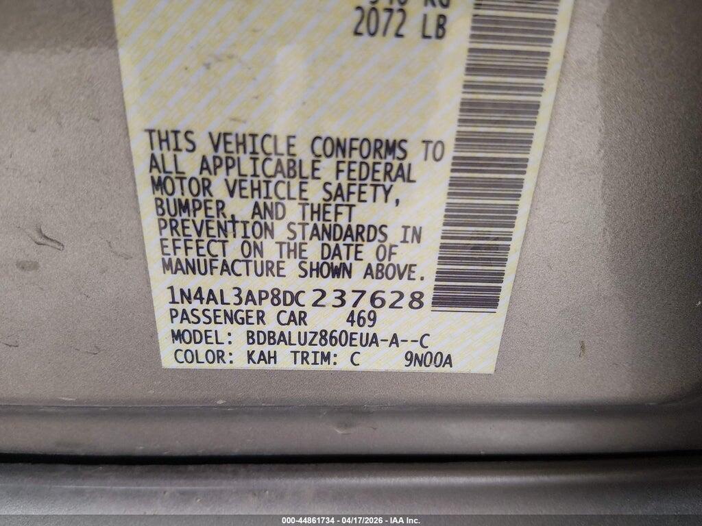 1N4AL3AP8DC237628 2013 NISSAN ALTIMA photo no. 9