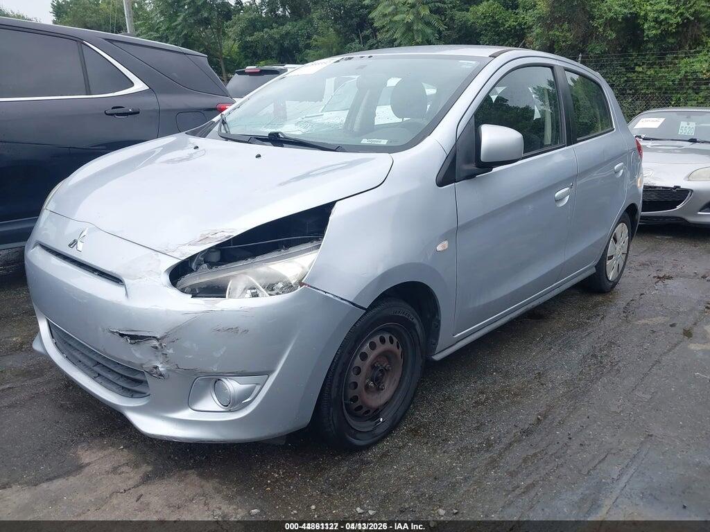 ML32A3HJ5FH058736 2015 MITSUBISHI MIRAGE photo no. 2