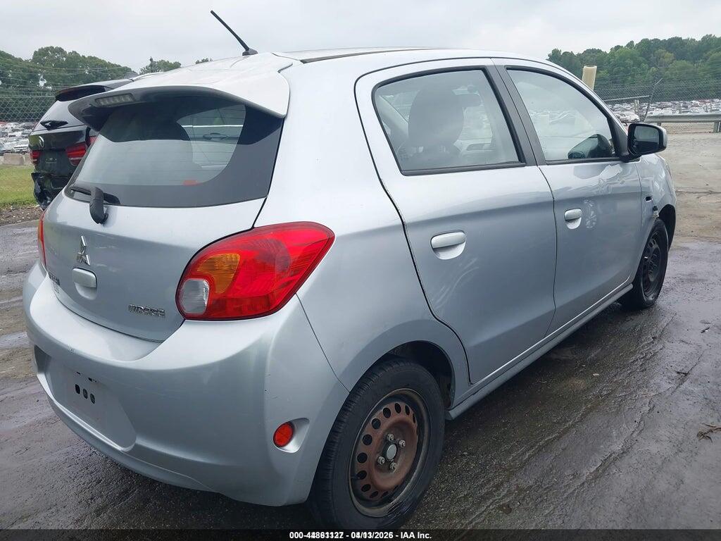 ML32A3HJ5FH058736 2015 MITSUBISHI MIRAGE photo no. 4