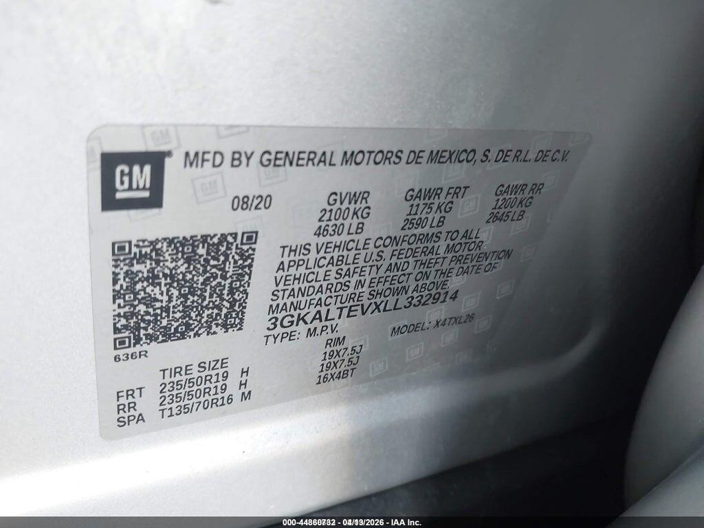 3GKALTEVXLL332914 2020 GMC TERRAIN photo no. 9