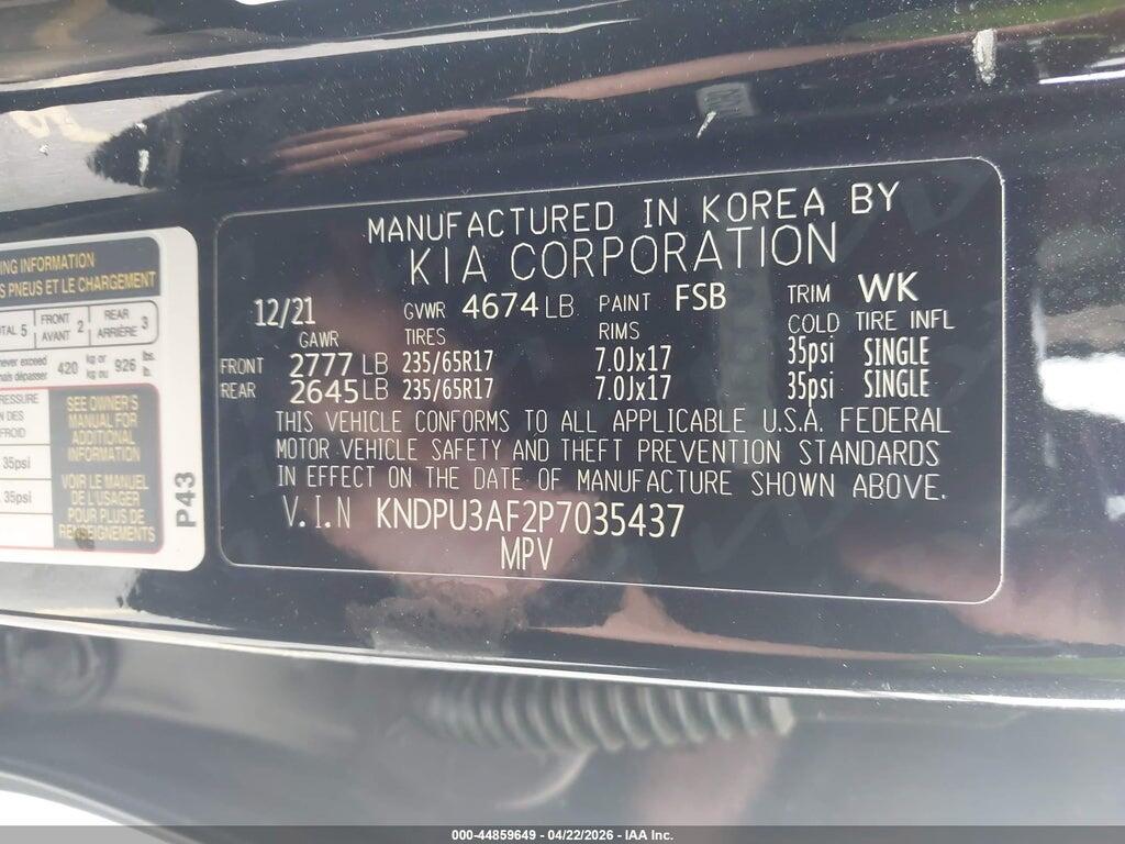 KNDPU3AF2P7035437 2023 KIA SPORTAGE photo no. 9
