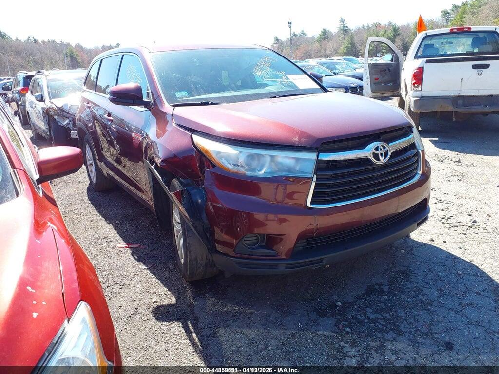 5TDBKRFH2FS126631 2015 TOYOTA HIGHLANDER photo no. 1