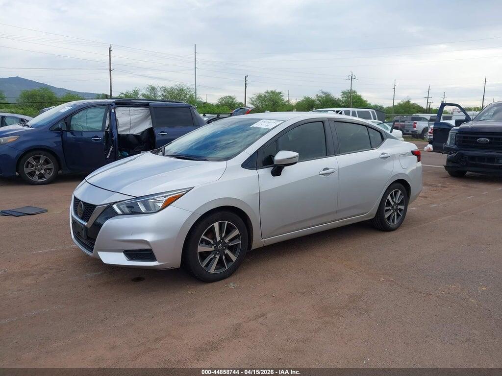3N1CN8EV8ML829122 2021 NISSAN VERSA photo no. 2