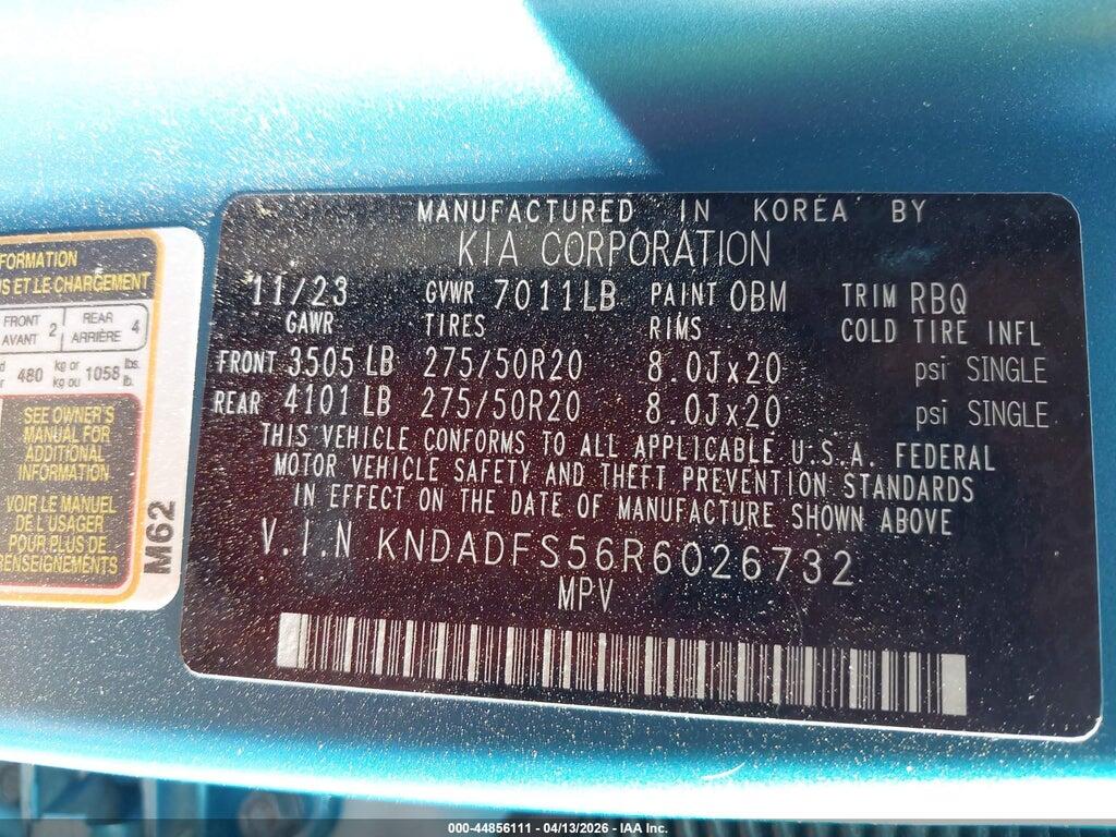 KNDADFS56R6026732 2024 KIA EV9 photo no. 9