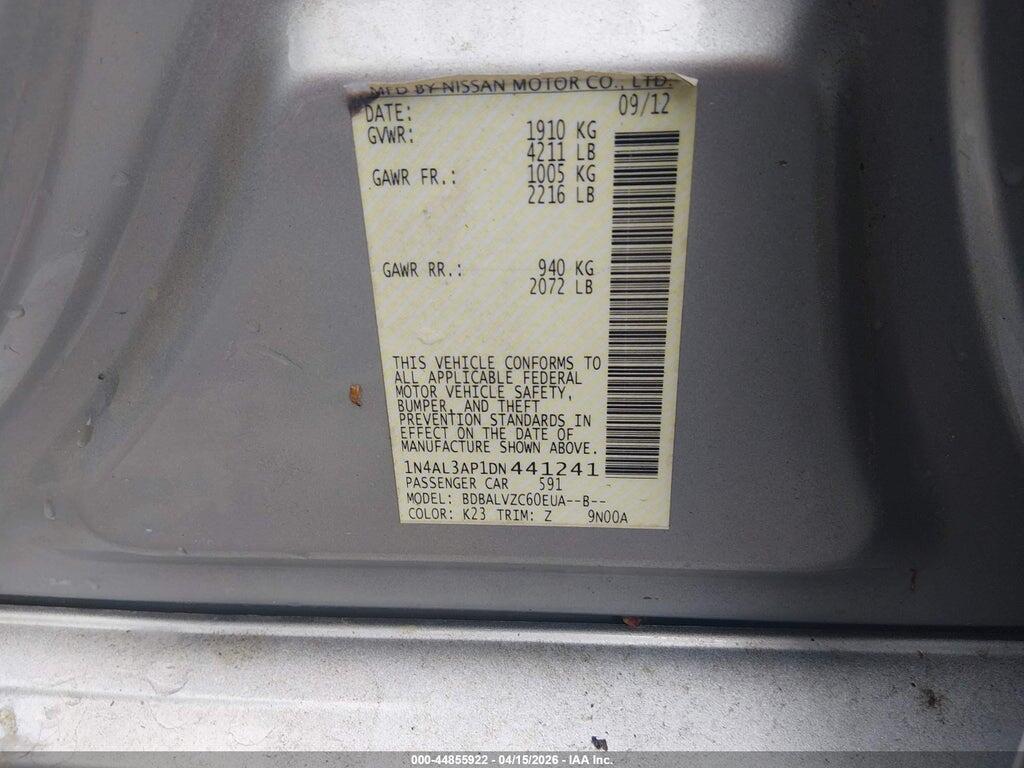 1N4AL3AP1DN441241 2013 NISSAN ALTIMA photo no. 9
