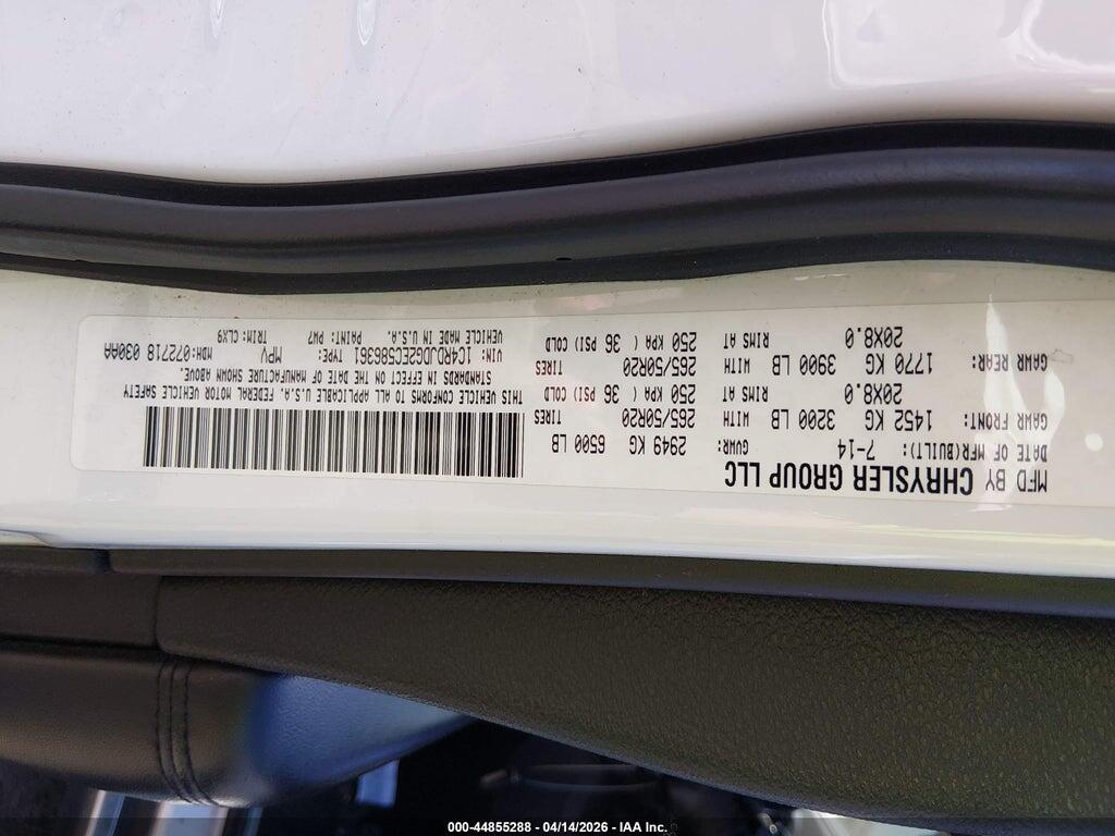 1C4RDJDG2EC586361 2014 DODGE DURANGO photo no. 9