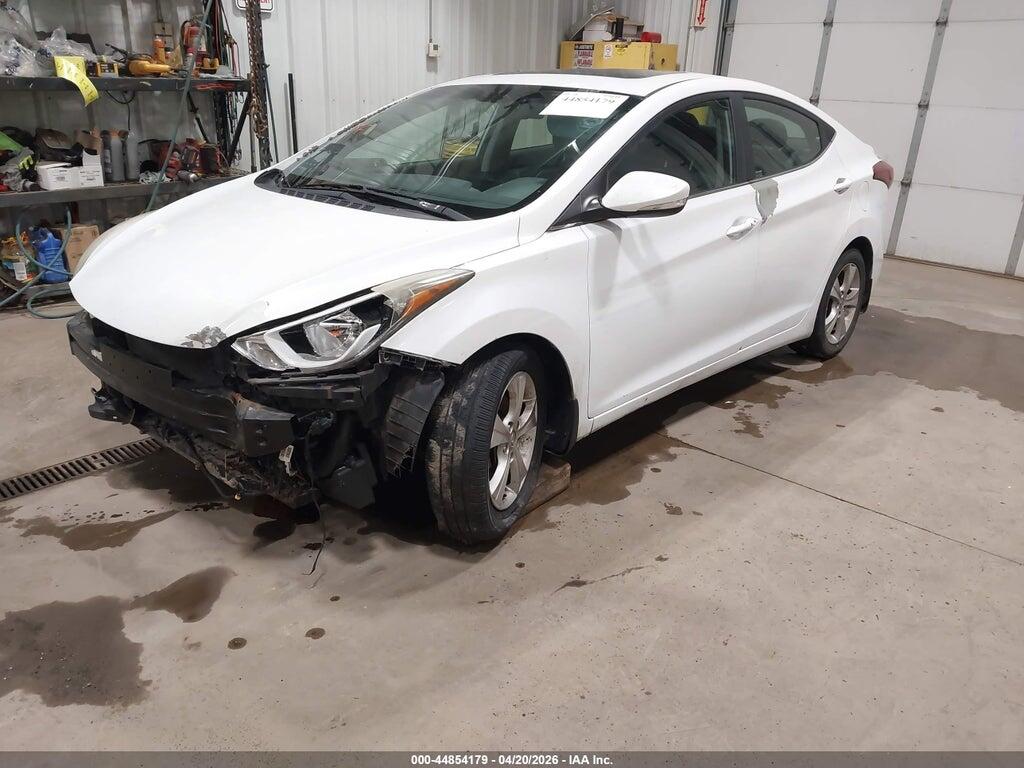 5NPDH4AE4GH670515 2016 HYUNDAI ELANTRA photo no. 2