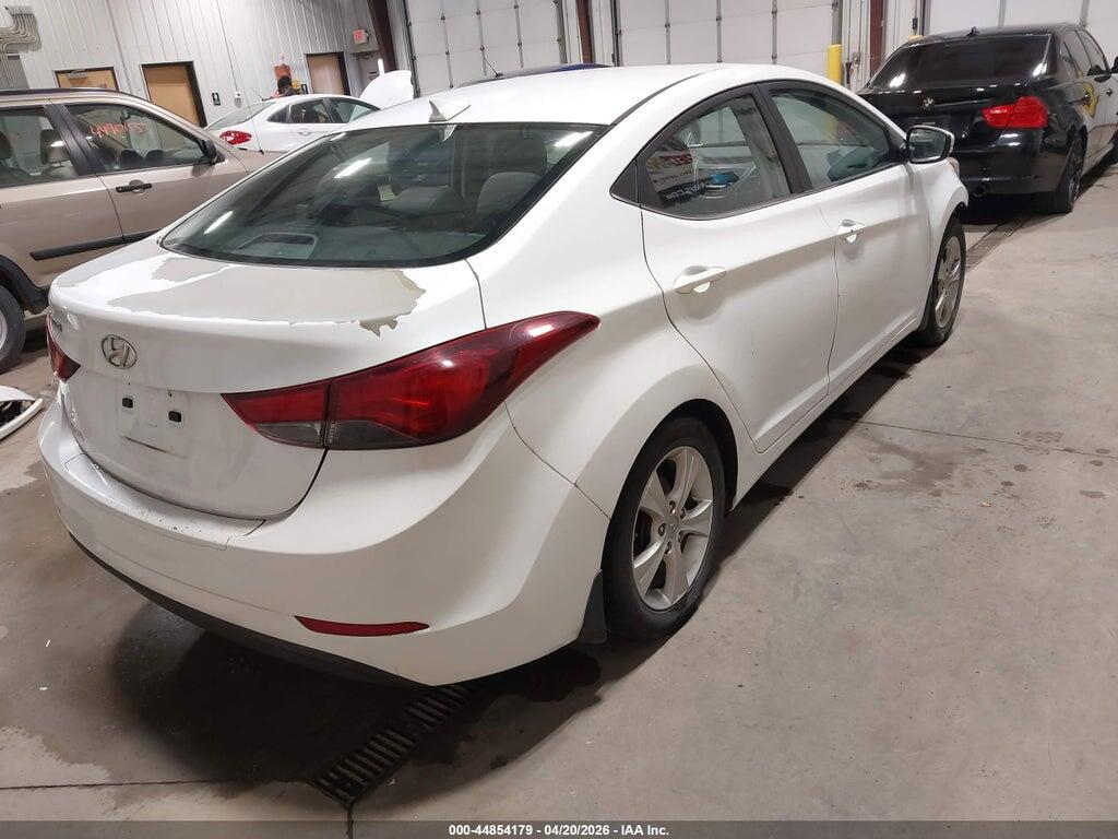 5NPDH4AE4GH670515 2016 HYUNDAI ELANTRA photo no. 4
