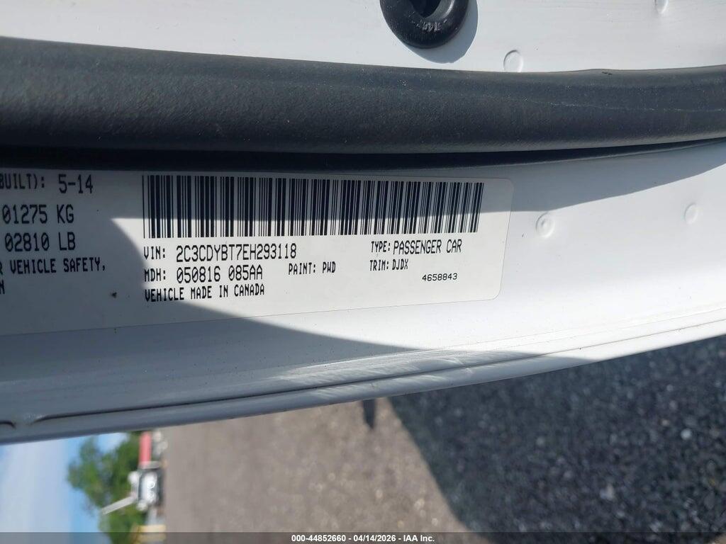 2C3CDYBT7EH293118 2014 DODGE CHALLENGER photo no. 9
