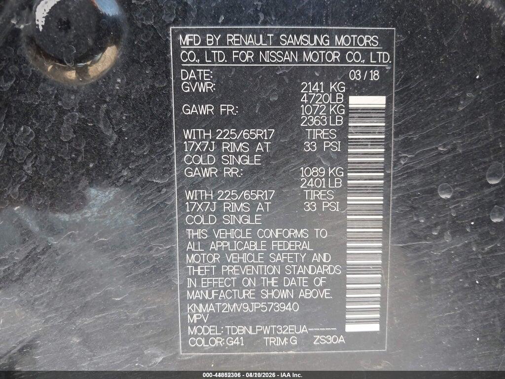 KNMAT2MV9JP573940 2018 NISSAN ROGUE photo no. 9