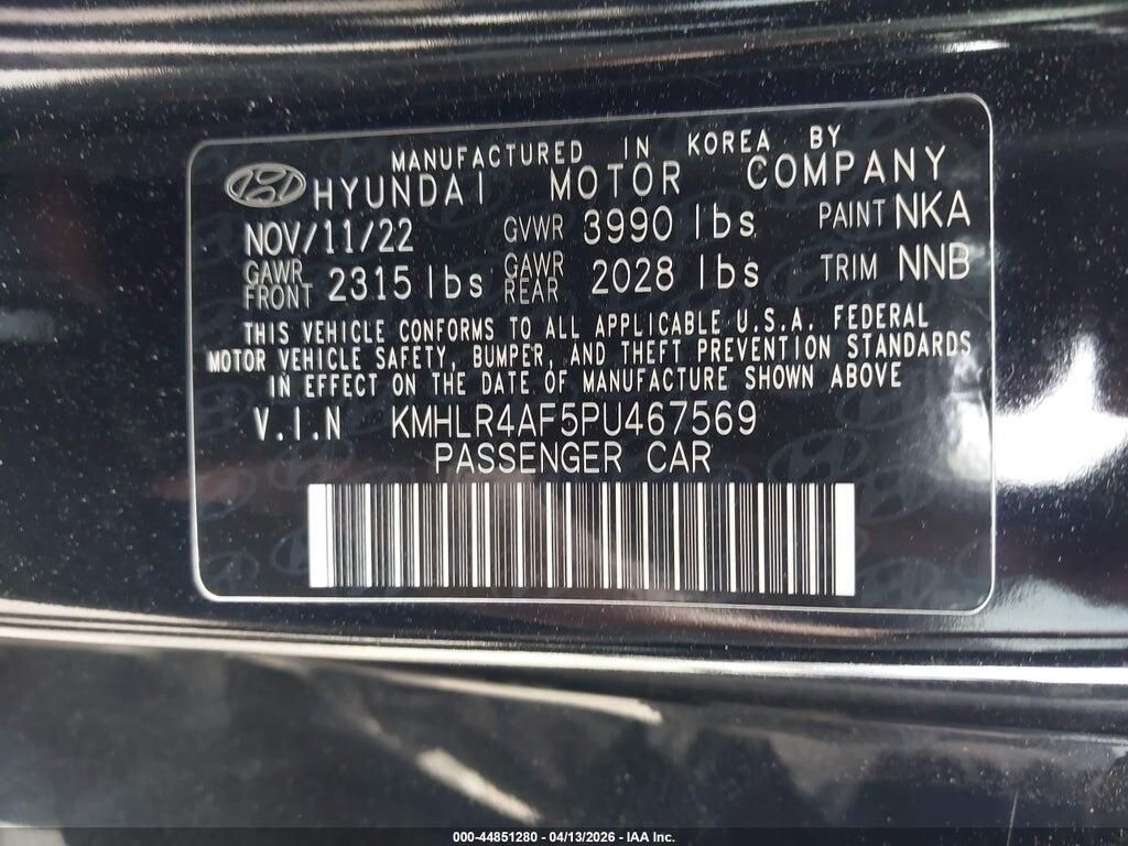 KMHLR4AF5PU467569 2023 HYUNDAI ELANTRA photo no. 9