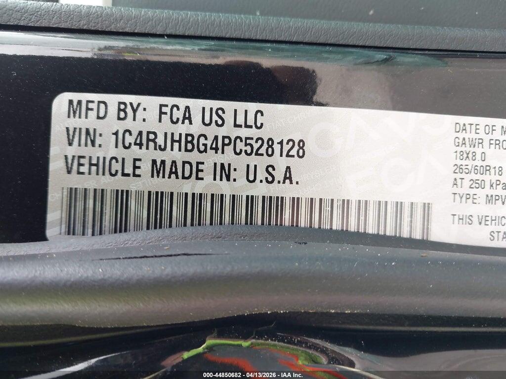 1C4RJHBG4PC528128 2023 JEEP GRAND CHEROKEE photo no. 9