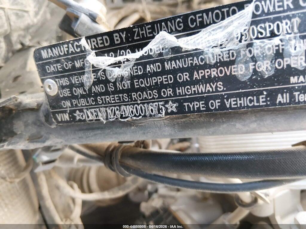 LCELV1ZG4M6001675 2021 CF MOTO ZFORCE photo no. 10