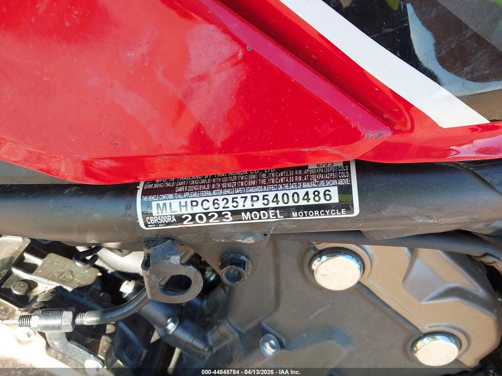 MLHPC6257P5400486 2023 HONDA CBR500 photo no. 10