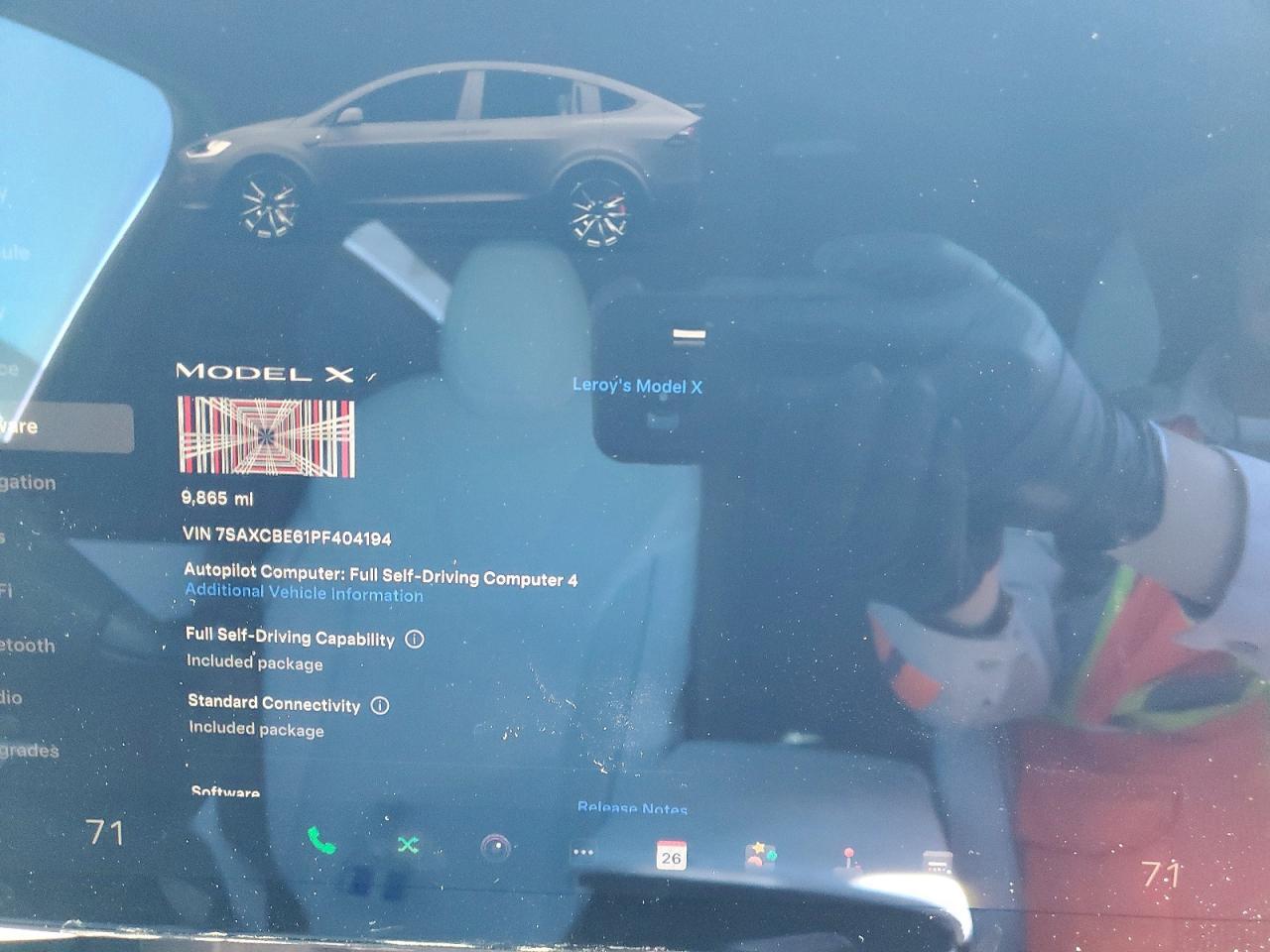 7SAXCBE61PF404194 2023 TESLA MODEL X photo no. 9