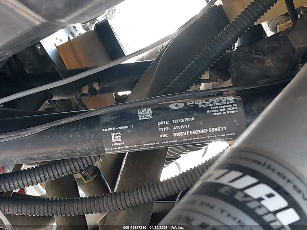 3NSVFE926KF588611 2019 POLARIS RZR photo no. 10