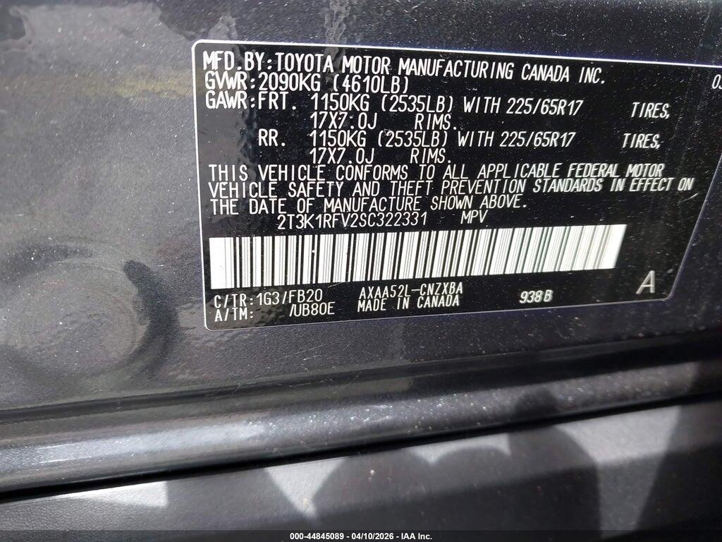 2T3K1RFV2SC322331 2025 TOYOTA RAV4 photo no. 9