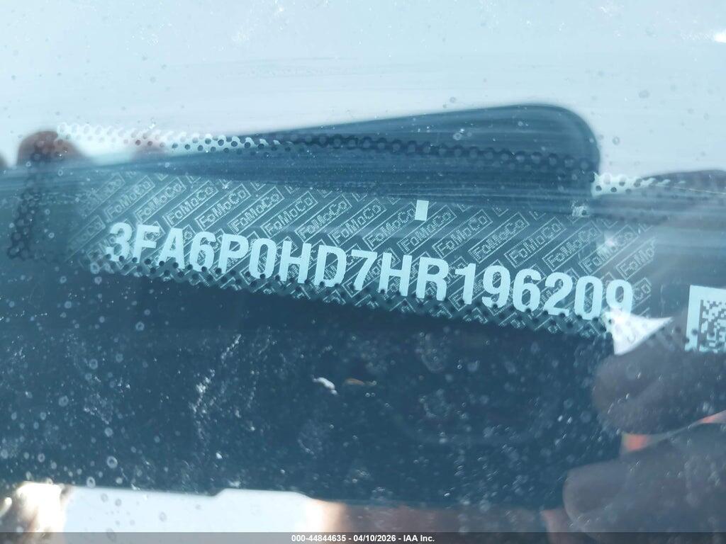 3FA6P0HD7HR196209 2017 FORD FUSION photo no. 9