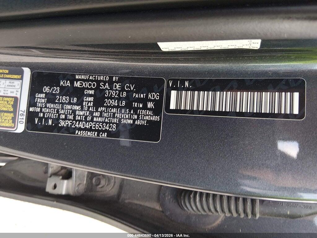 3KPF24AD4PE653428 2023 KIA FORTE photo no. 9