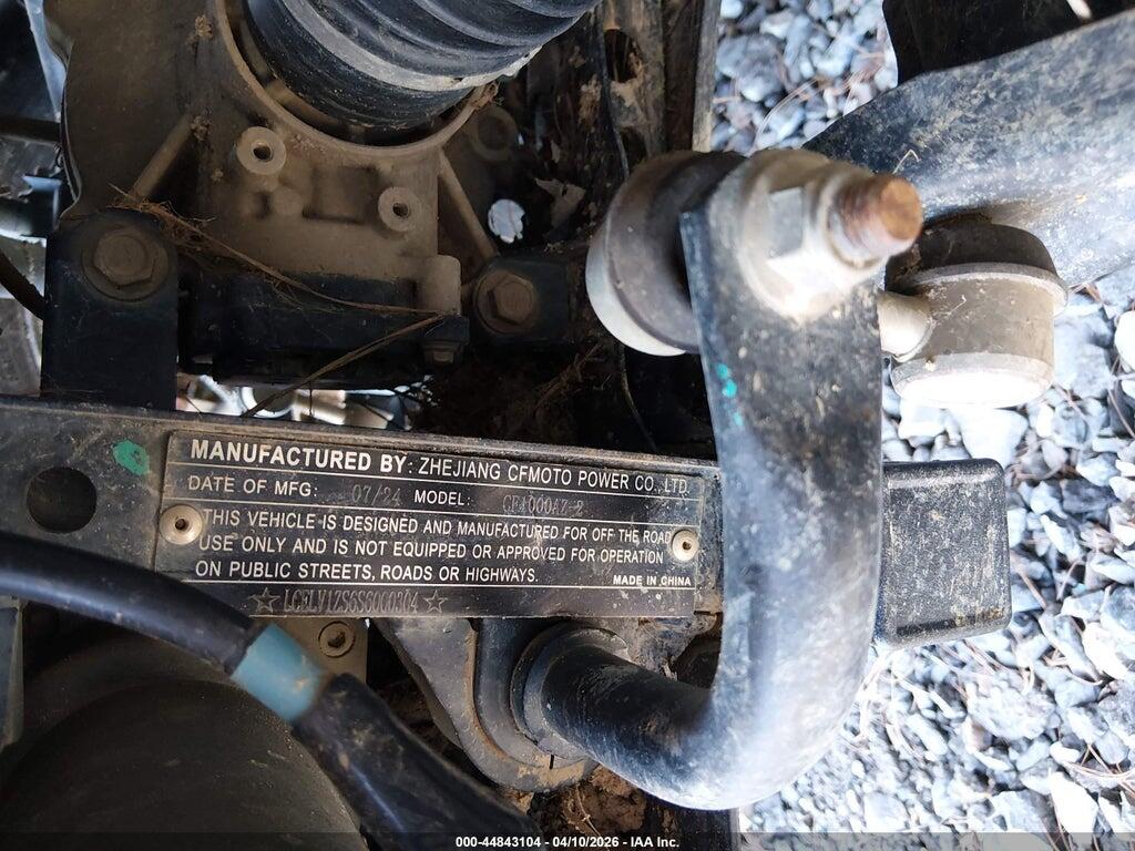 LCELV1ZS6S6000304 2025 CF MOTO CFORCE photo no. 10