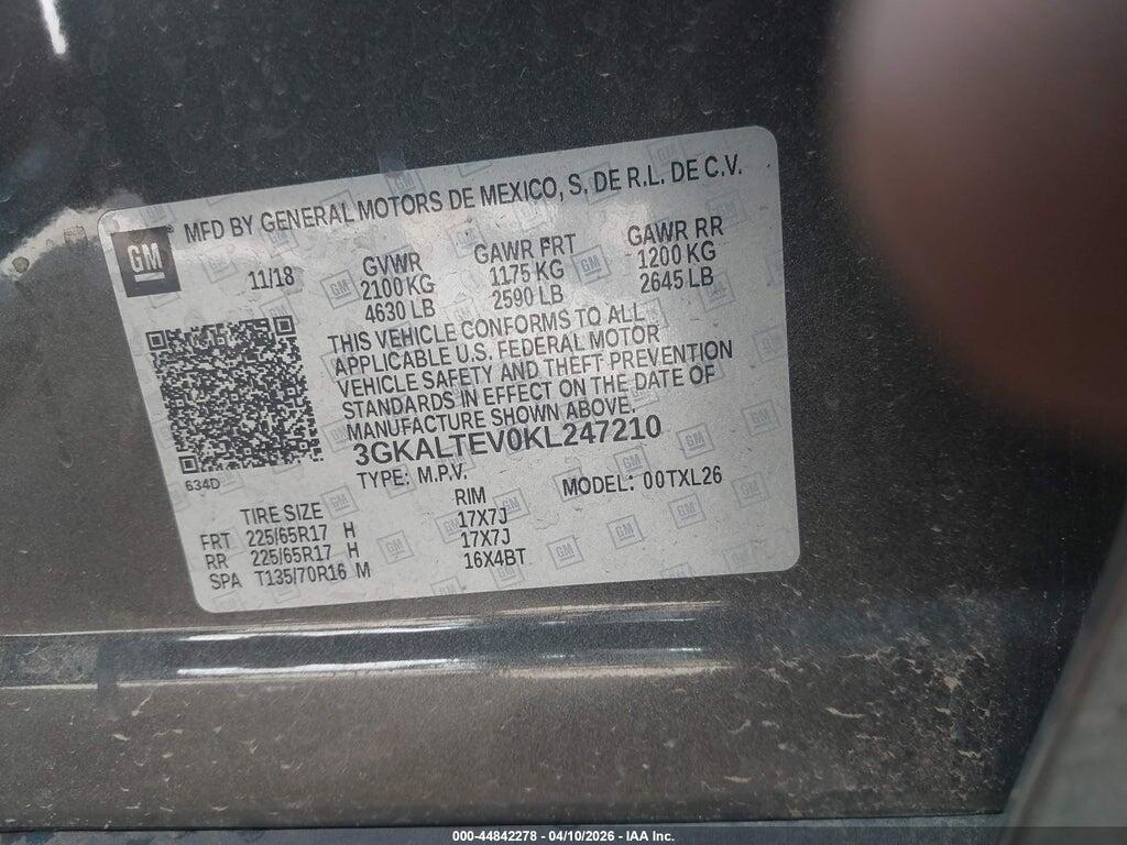 3GKALTEV0KL247210 2019 GMC TERRAIN photo no. 9