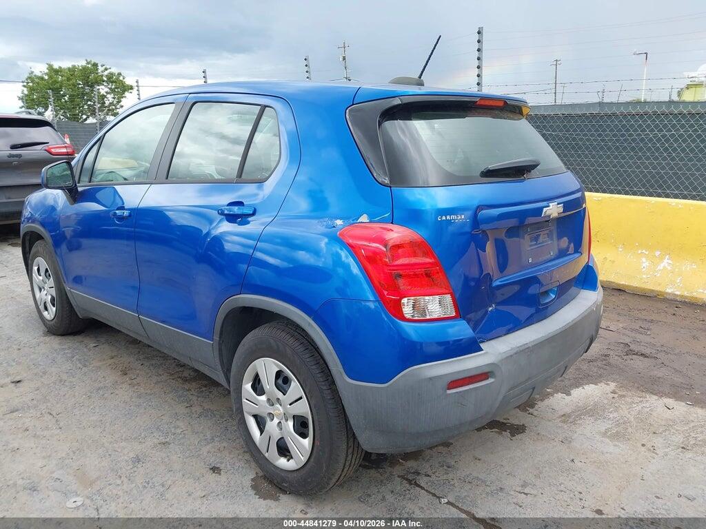 KL7CJKSB4FB177309 2015 CHEVROLET TRAX photo no. 3